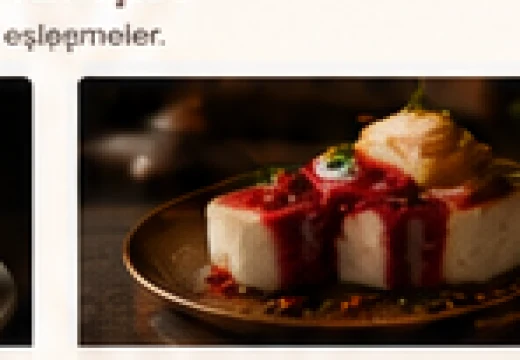 Americano ve frambuazlı cheesecake eşleşmesi