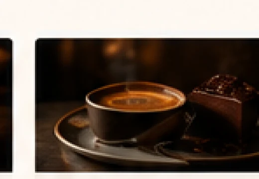 Espresso ve premium tatlı eşleşmesi