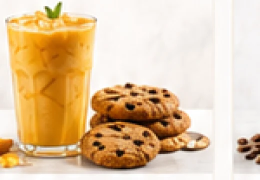 Smoothie + Sağlıklı Kurabiye