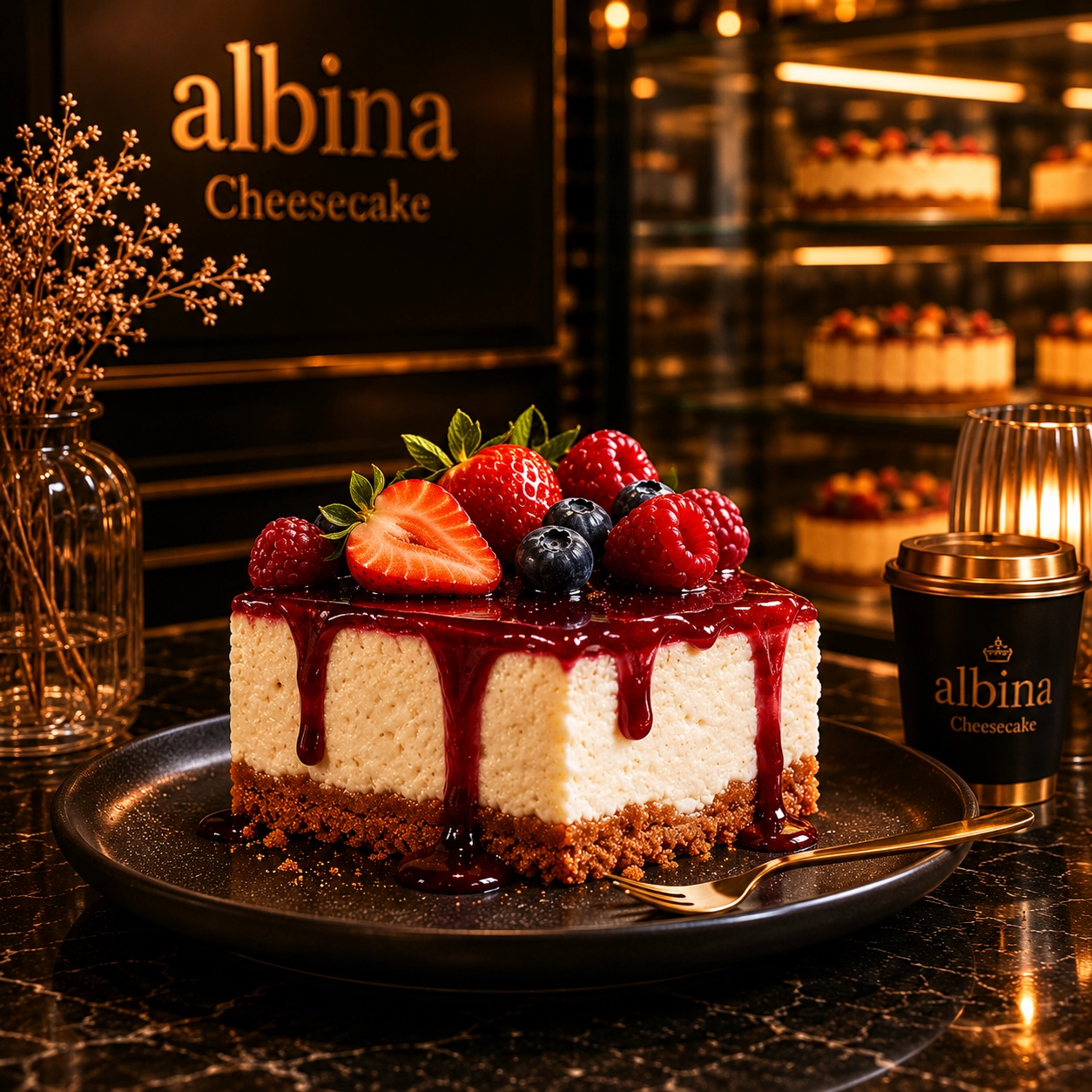 Albina Cheesecake atmosferi