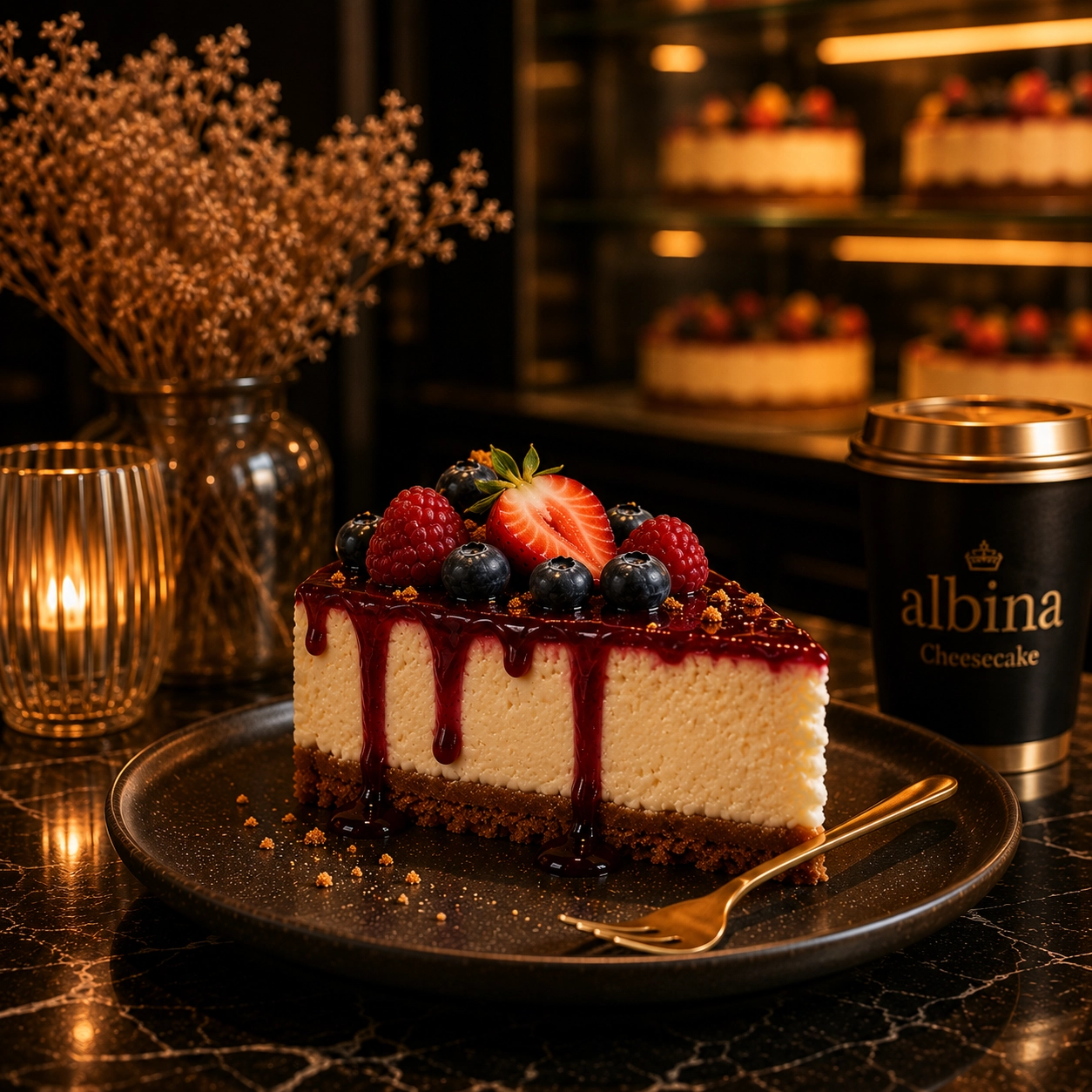 Albina Cheesecake atmosferi