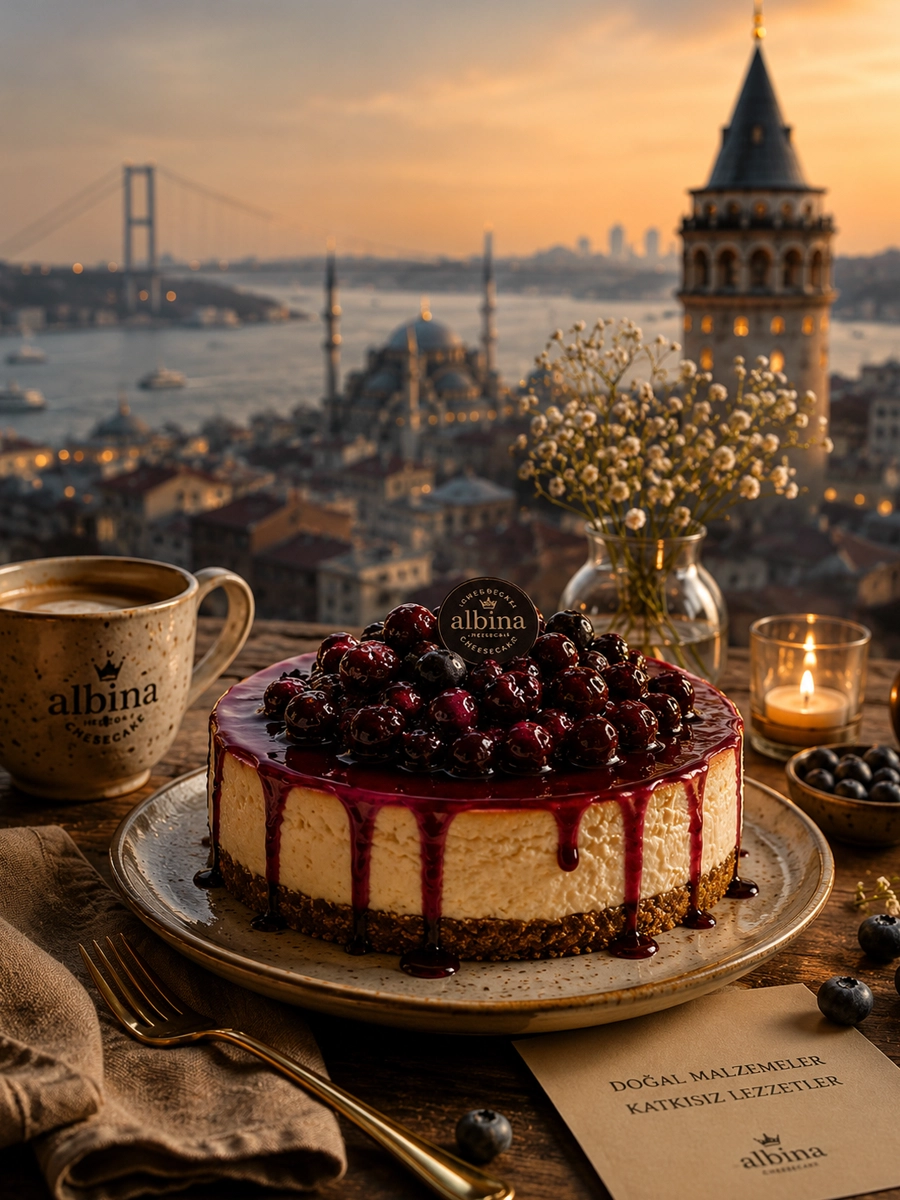 Albina Cheesecake İstanbul Çekmeköy butik üretim ve doğal malzemeler