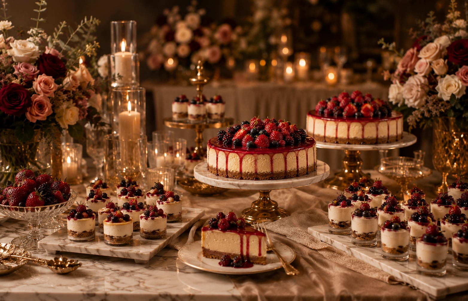 Albina etkinlik catering sunum masası