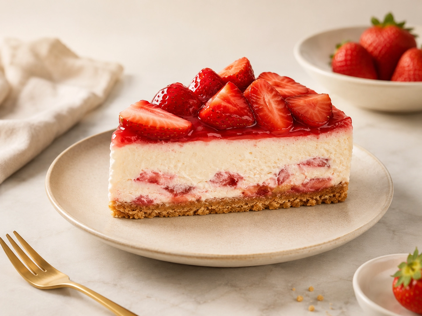 Albina Cheesecake vişneli cheesecake modern tüketici sunumu
